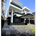 Luxurious 5-Bedroom Detached Duplex with Swimming Pool and Cinema Room in Lekki Phase 1 – N600M